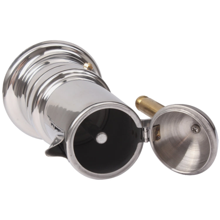 High Quality Stainless Steel Italian Coffee Maker(Silver)