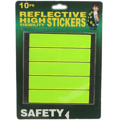 Long Strips Pattern Reflective PVC Stickers (10-Piece Pack)