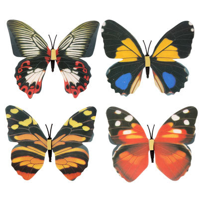 Glow in the Dark Butterfly Shape Luminous Paste / Wall Stickers (4pcs in One Packaging,The Price is for 4pcs)
