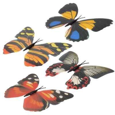Glow in the Dark Butterfly Shape Luminous Paste / Wall Stickers (4pcs in One Packaging,The Price is for 4pcs)