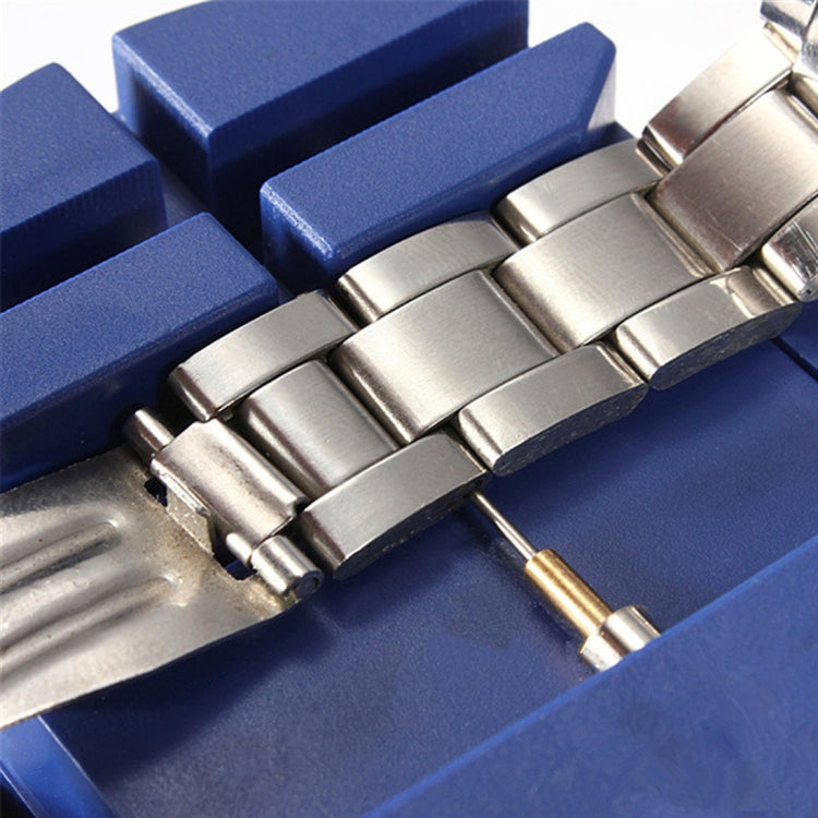 Watch Link Remover Strap Adjuster Bracelet Band Repair Tool Kit(Blue)