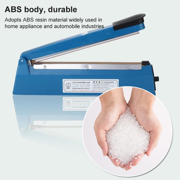FS-300 300mm Heat Sealing Hand Impulse Poly Sealer Closer Machine