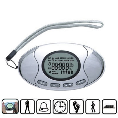 2 in 1 Digital Pedometer with Fat Analyzer
