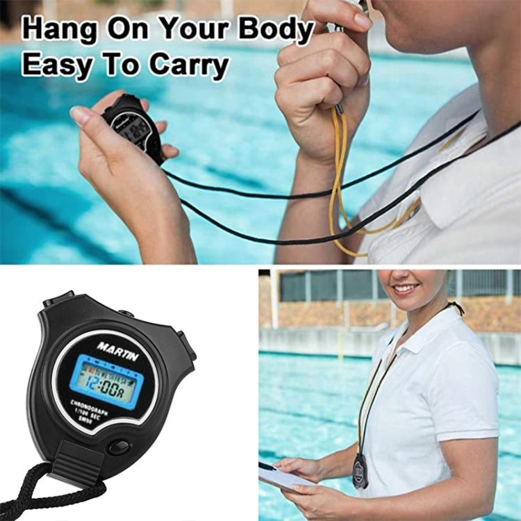 Handheld Digital Stopwatch with Date / Time / Alarm Clock