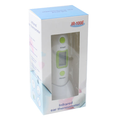 Infrared Ear thermometer with Holder(Yellow Green)