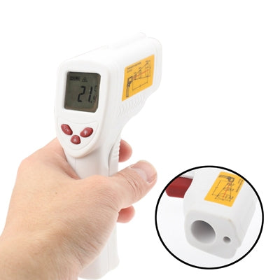 Infrared Thermometer, Temperature Range: -50 - 380 Degrees Celsius(White)