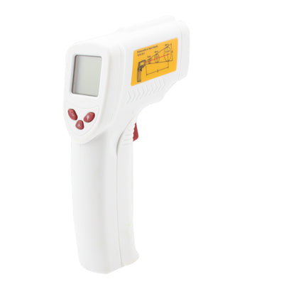 Infrared Thermometer, Temperature Range: -50 - 380 Degrees Celsius(White)
