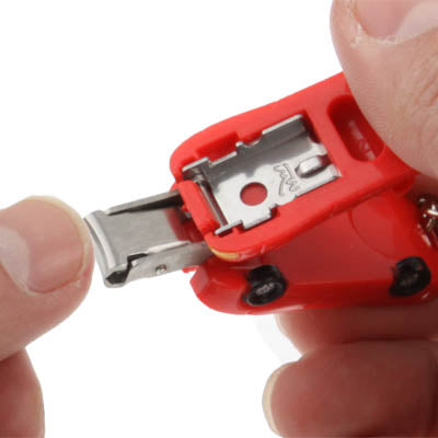 Red Car Style Nail Clipper + Keychain