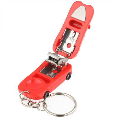 Red Car Style Nail Clipper + Keychain