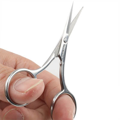 Stainless Steel Eyebrow Shaping Scissors(Silver)