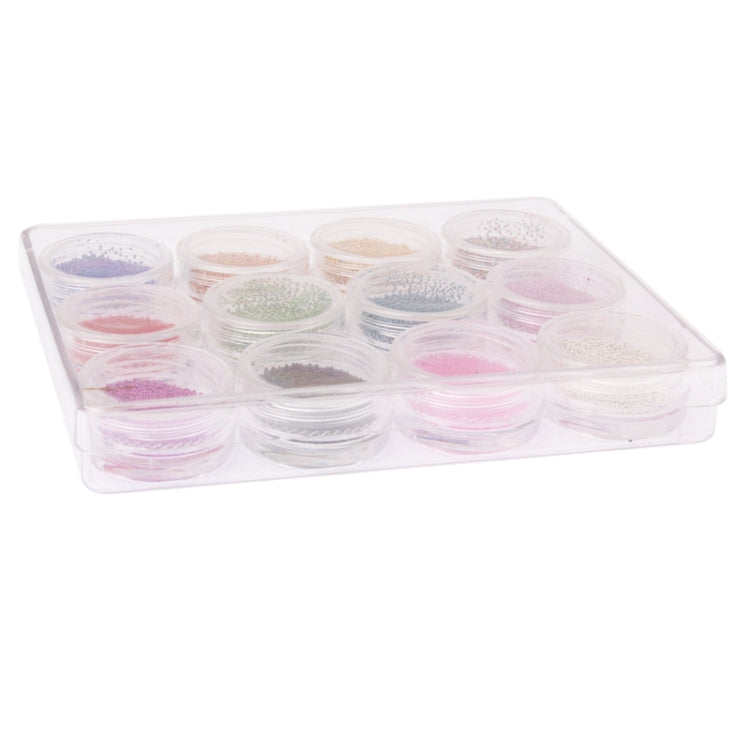 12 Colors Pack Cute 3D Nail Arts Decoration Roe Set