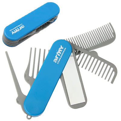 Multi-function Home / Travel / Army Comb & Mirror