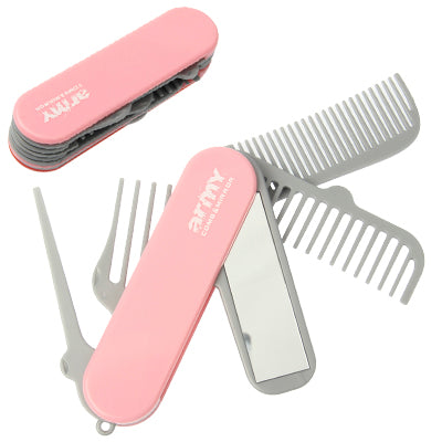 Multi-function Home / Travel / Army Comb & Mirror