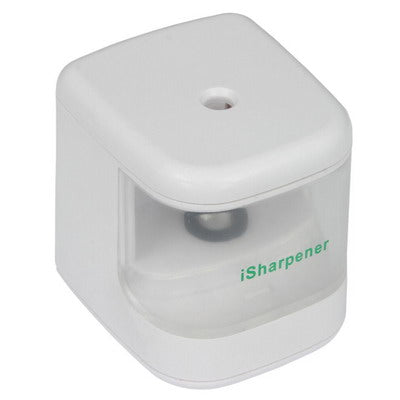 iSharpener - USB Battery Powered Sharpener with LED Lights(White)