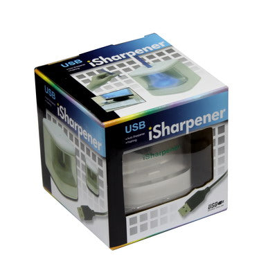 iSharpener - USB Battery Powered Sharpener with LED Lights(White)
