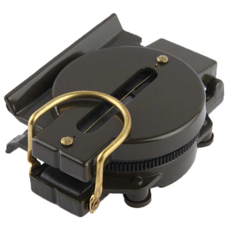 Military Camping Navigation Lensatic Compass(Army Green)