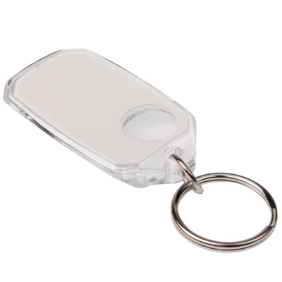 Creative Compass with Thermometer and Keychain for Outdoor Activities(White)