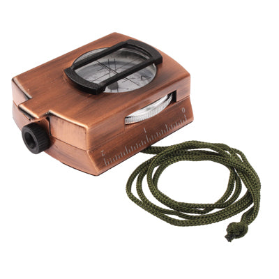 Professional Pocket Military Army Geology Compass with Bubble Level / Neck Strap