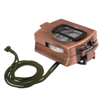 Professional Pocket Military Army Geology Compass with Bubble Level / Neck Strap