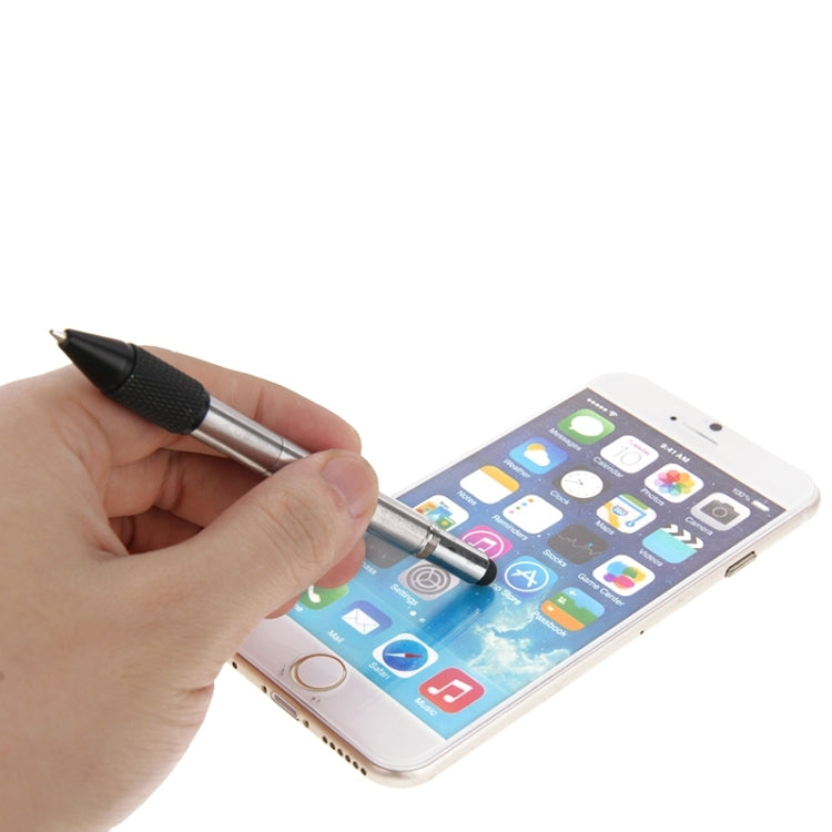 7 in 1 Metal Multifunction Touch Pen Ball Pen Screwdriver Ruler with Currency Detecting Function