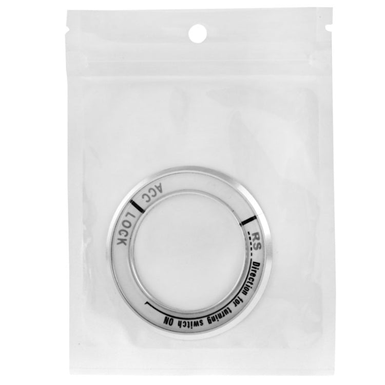 Fluorescent Aluminum Alloy Ignition Key Ring, Inside Diameter: 3.4cm