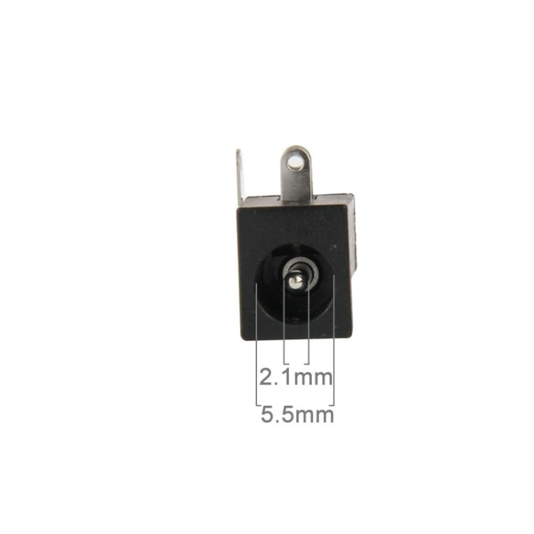 100 PCS DC-005 5.5mm x 2.1mm Female DC Power Socket(Black)
