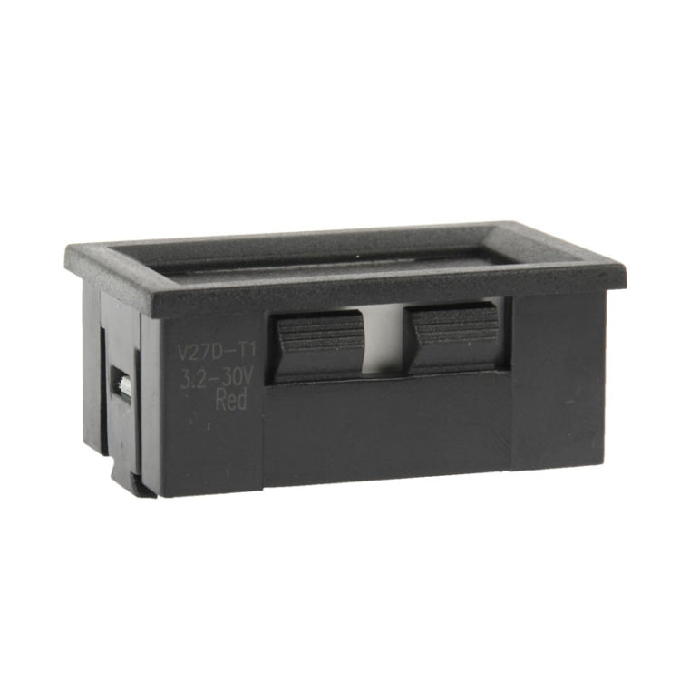 V27D-T1 3.2V-30V LED Digital Display Voltmeter(Black)