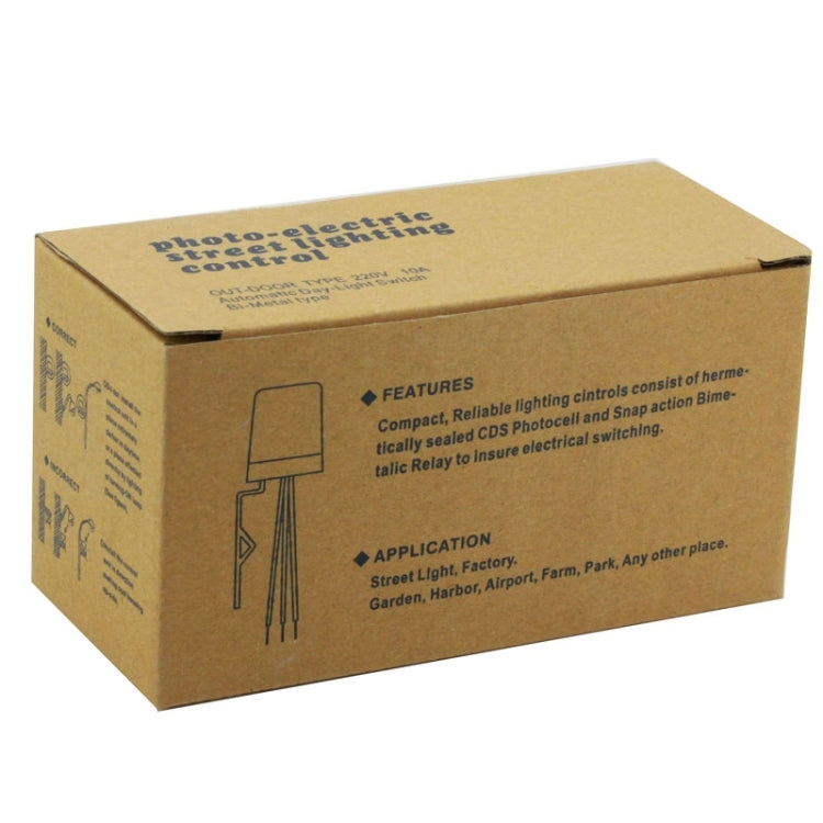AS-22 10A 220V 50-60Hz Street Lamp Light Control Sensor Switch
