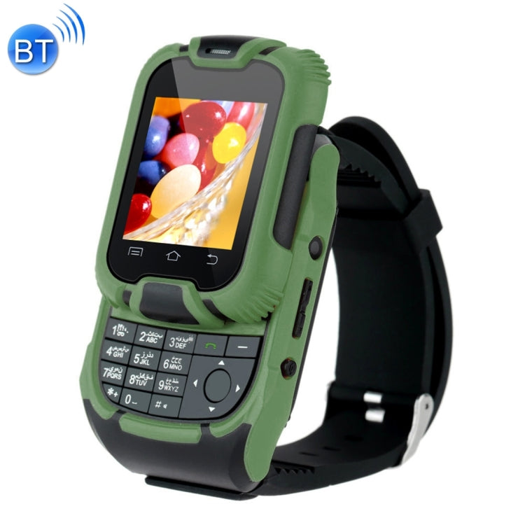 KEN XIN DA W10 Smart Watch Phone, 1.44 inch QCIF Touch Screen & Slide-out Keyboard, Support Dual SIM, Bluetooth, FM Radio, MP4, Digital Camera, GSM