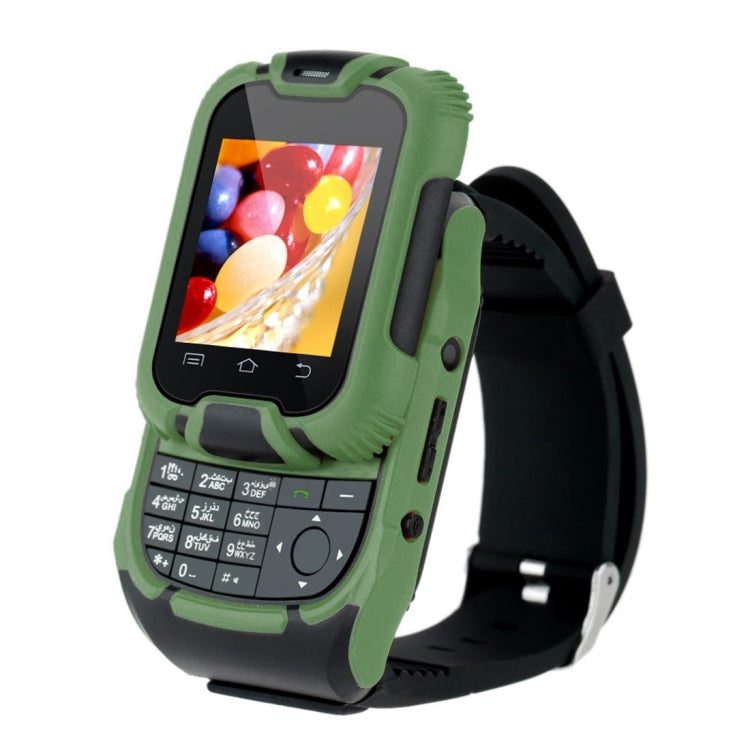 KEN XIN DA W10 Smart Watch Phone, 1.44 inch QCIF Touch Screen & Slide-out Keyboard, Support Dual SIM, Bluetooth, FM Radio, MP4, Digital Camera, GSM