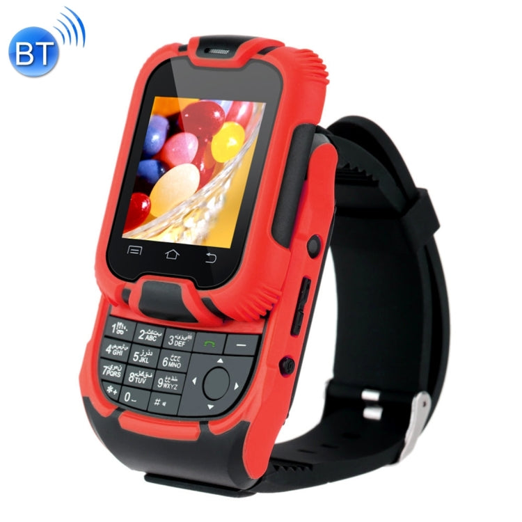 KEN XIN DA W10 Smart Watch Phone, 1.44 inch QCIF Touch Screen & Slide-out Keyboard, Support Dual SIM, Bluetooth, FM Radio, MP4, Digital Camera, GSM