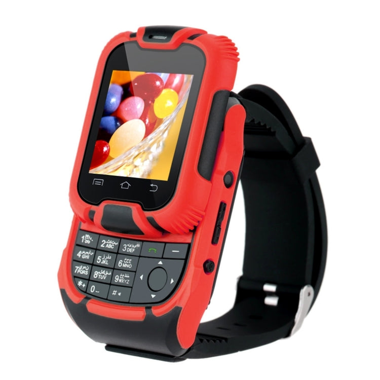 KEN XIN DA W10 Smart Watch Phone, 1.44 inch QCIF Touch Screen & Slide-out Keyboard, Support Dual SIM, Bluetooth, FM Radio, MP4, Digital Camera, GSM