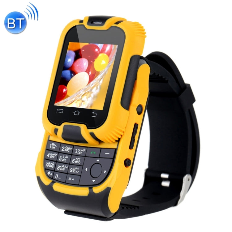 KEN XIN DA W10 Smart Watch Phone, 1.44 inch QCIF Touch Screen & Slide-out Keyboard, Support Dual SIM, Bluetooth, FM Radio, MP4, Digital Camera, GSM