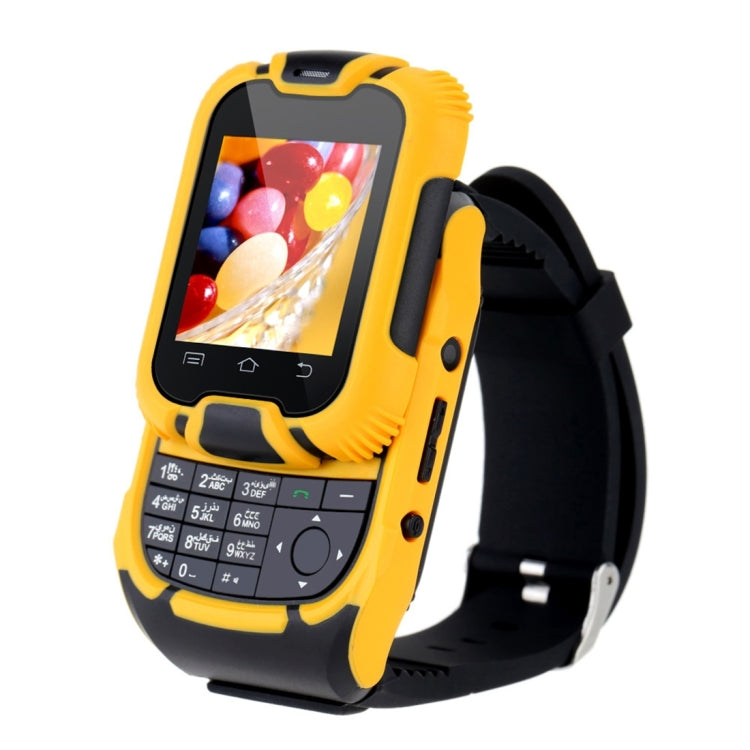 KEN XIN DA W10 Smart Watch Phone, 1.44 inch QCIF Touch Screen & Slide-out Keyboard, Support Dual SIM, Bluetooth, FM Radio, MP4, Digital Camera, GSM