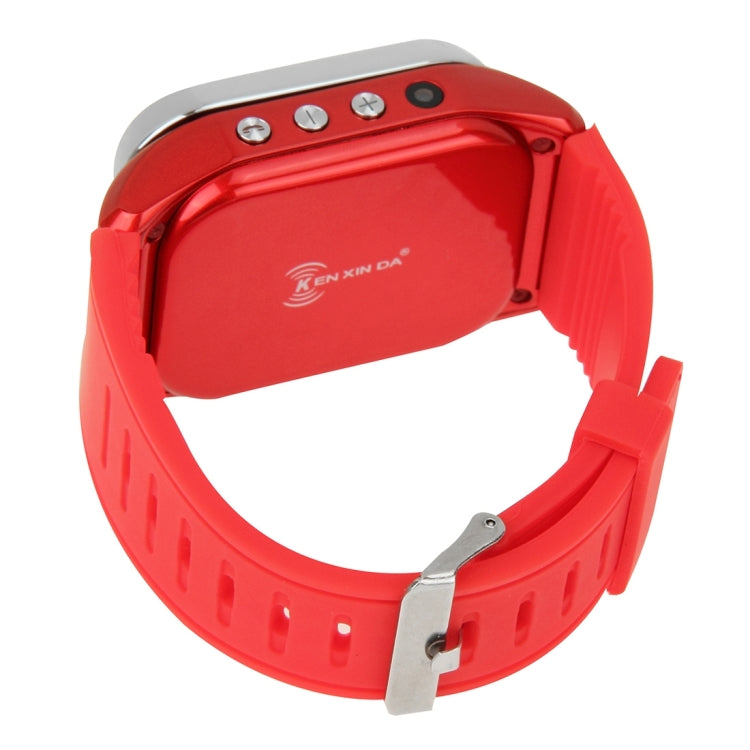 [HK Warehouse] KEN XIN DA W1 Smart Watch Phone, 1.44 inch QCIF Touch Screen & Slide-out Keyboard, Support Dual SIM, Bluetooth, FM Radio, MP4, Digital Camera, GSM(Red)