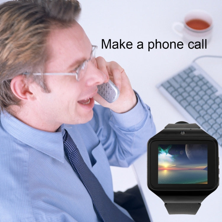 KEN XIN DA S-watch Smart Watch Phone, 2.0 inch QCIF Touch Screen, Support Bluetooth, FM Radio, MP4, Digital Camera, GSM(Black)