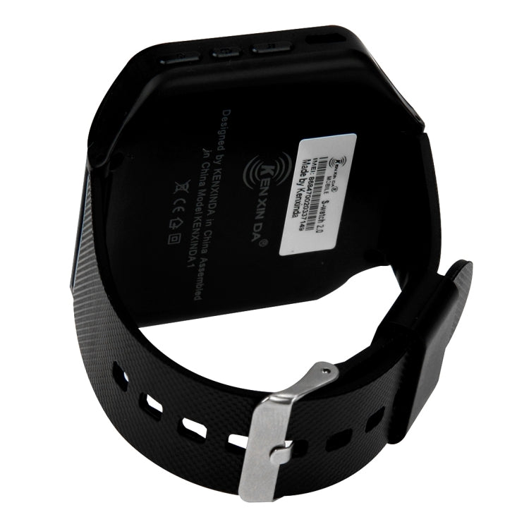 KEN XIN DA S-watch Smart Watch Phone, 2.0 inch QCIF Touch Screen, Support Bluetooth, FM Radio, MP4, Digital Camera, GSM(Black)