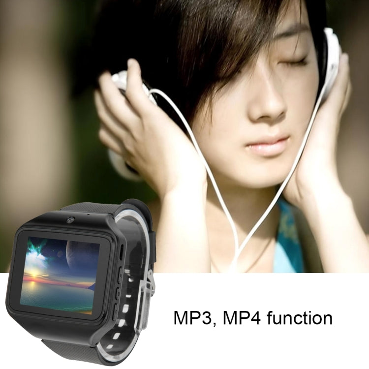 KEN XIN DA S-watch Smart Watch Phone, 2.0 inch QCIF Touch Screen, Support Bluetooth, FM Radio, MP4, Digital Camera, GSM(Black)
