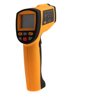 Infrared Thermometer, Temperature Range: -18 - 1350 Degrees Celsius(Orange)