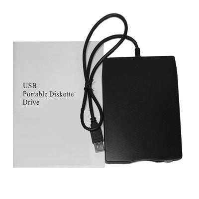 USB Portable Diskette Drive, USB External Floppy Drive(Black)