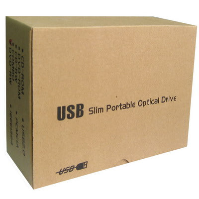 USB 2.0 Slim Portable Optical Driver (DVD)(Black)