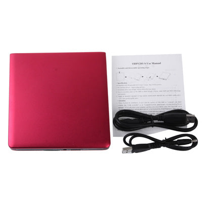 USB 3.0 Aluminum Alloy Portable DVD / CD Rewritable Blu-ray Drive for 12.7mm SATA ODD / HDD, Plug and Play