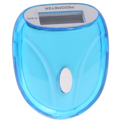 Multi-function Mini Pedometer with LCD Display & Belt Clip (Blue)