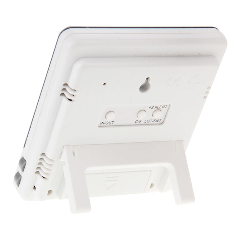 THC-03A Outdoor / Indoor LCD Digital Electronic Thermometer Hygrometer Alarm Clock(Grey)