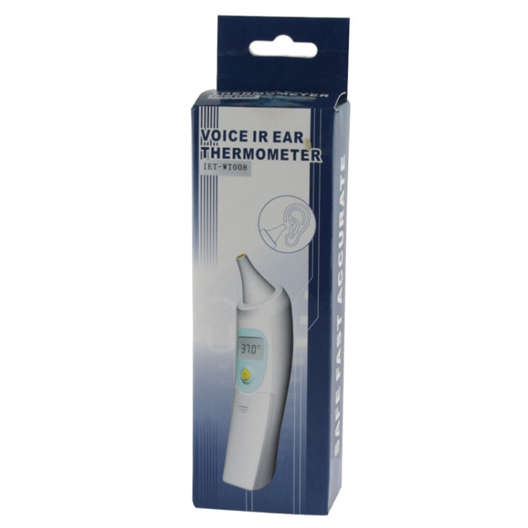 Voice Infrared Ear Thermometer (IET-WT008)(White)