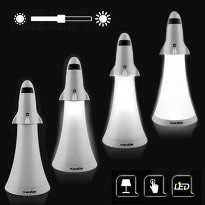 2 in 1 Creative Space Shuttle Modeling Rocket LED Night Light / Hand Lamps LED Touch Control