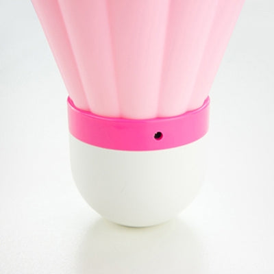 Creative Badminton Night Light , LED Energy Saving Lamp USB Charge Small Table Lamp(Pink)