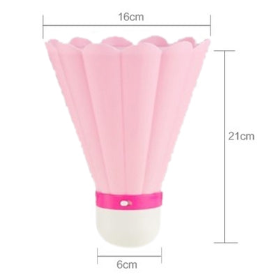 Creative Badminton Night Light , LED Energy Saving Lamp USB Charge Small Table Lamp(Pink)