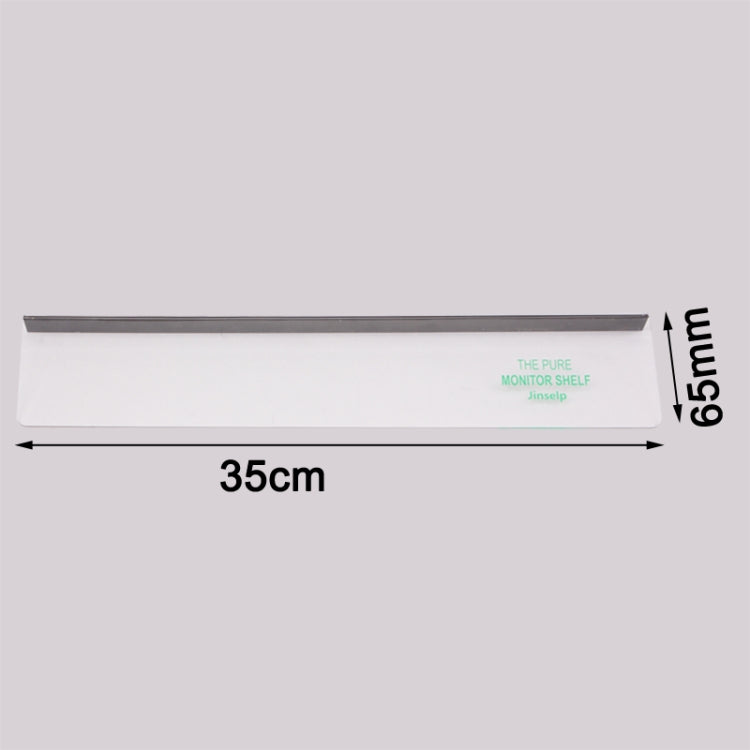 Computer Screen Monitor Shelf / Display Transparent Storage Rack(Transparent)