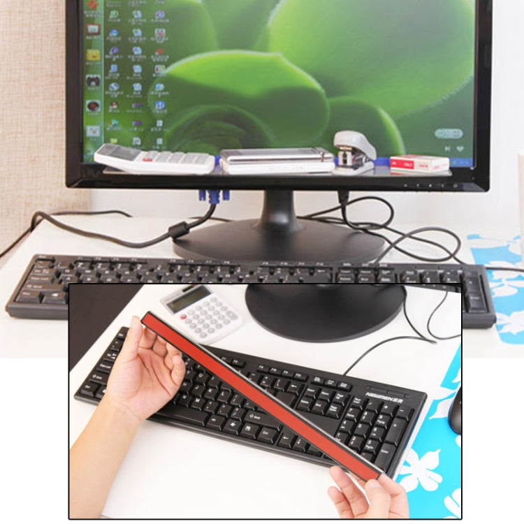 Computer Screen Monitor Shelf / Display Transparent Storage Rack(Transparent)